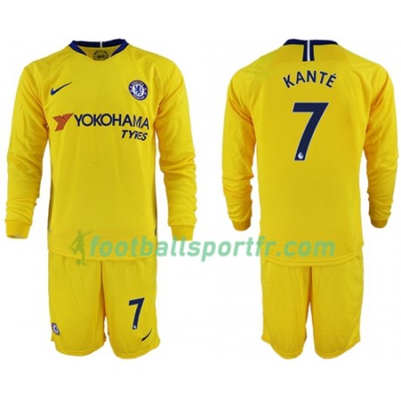 Tenue Chelsea Kante 7 Enfant Extérieur 2018-2019 Maillot de Foot ML